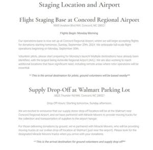 Operation Airdrop Instructions